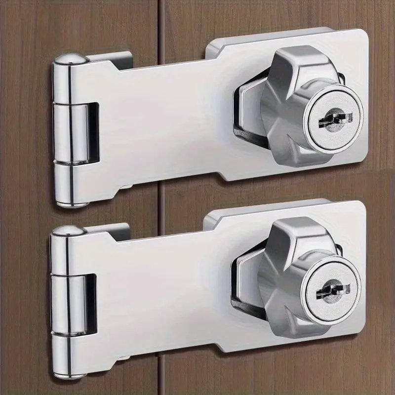 Furniture Safety Lock Set, Easy Installation, Anti-Theft Padlock, Sturdy Lock, Cabinet & Mailbox Lock, Durable Metal Security for Drawers & Doors, Door Hardware, Cabinet Locks