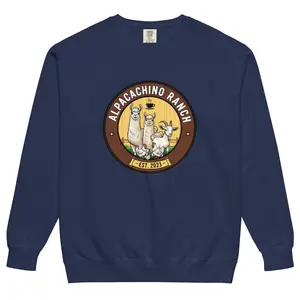 Alpaca Lovers Unisex Garment-dyed Sweatshirt