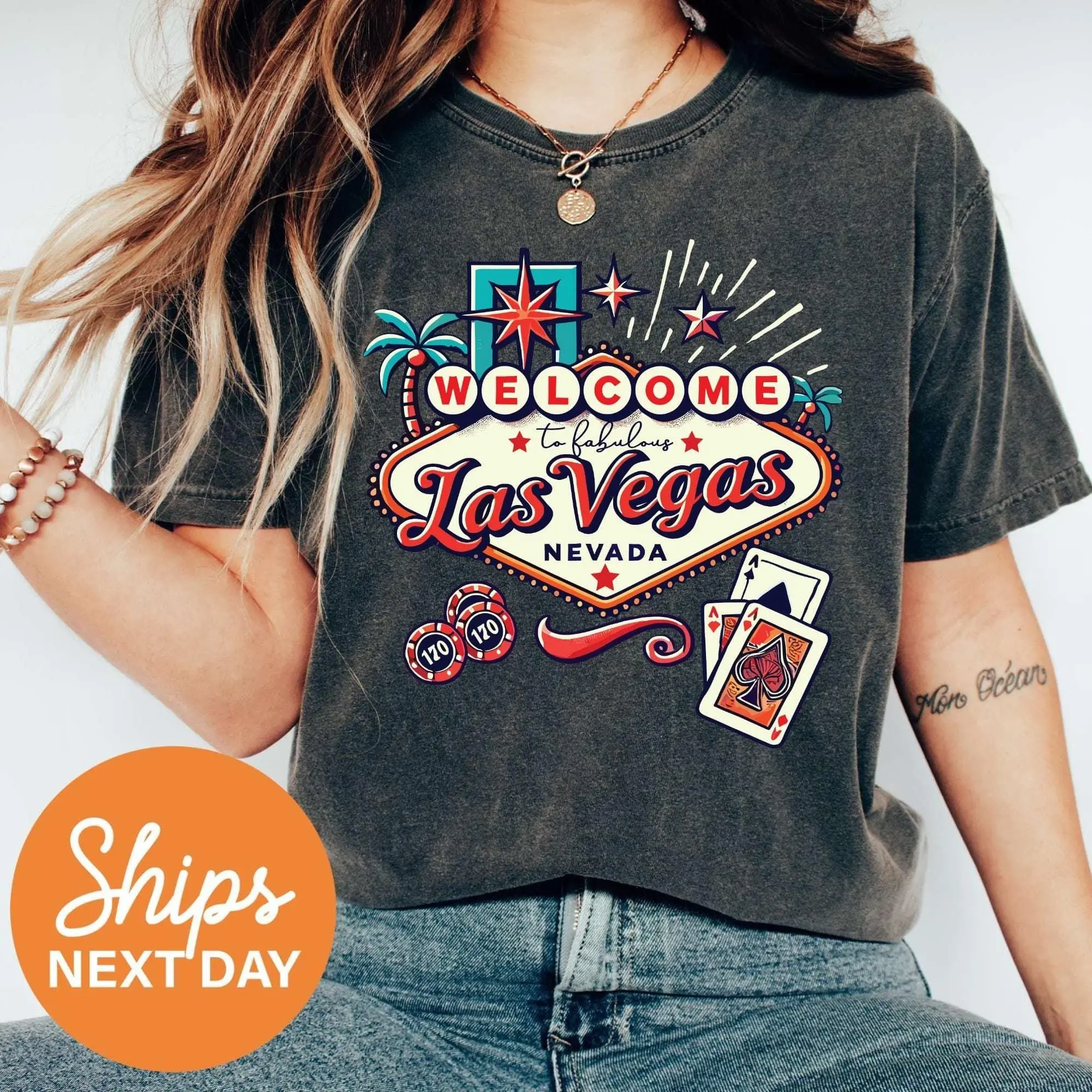Vintage Las Vegas Shirt, Vegas Baby Shirt, Las Vegas Trip Shirts, Comfort Colors®, Retro Vegas Birthday Shirt, Bachelorette Party Shirts