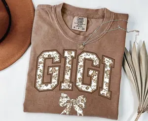 Comfort Colors Gigi Shirt Cute Grandma Gift, Fun Gigi T-Shirt, Trendy Grandmother Tee, Perfect Gift for Mimi