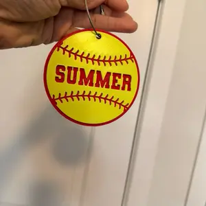 Custom Baseball & Softball Bag Tag  | Personalized Name Tag | Team Spirit Gear | Durable Sports Backpack Accessory