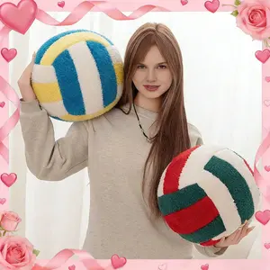 Volleyball Sports Pillows, Soft Cushions, Volleyball Plush Pillow Sport Theme Fluffy Stuffed Throw Pillow Volleyball Room Decor Gift for Bedroom Decoration Supplies, Soft Padded Cushion