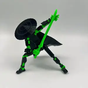 3D Articulated Figures Action Figure Set Giant Sword Titan Robot T13 Action Figure DIY Dummy Doll Jointed Ornament Zelda Boy