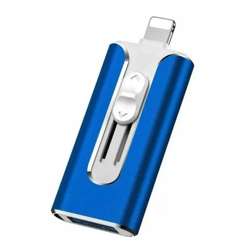4-In-1 Ultra-Fast High Capacity Flash Drive Thumbdrive for iPhone/Type-C/android/PC, 128GB-1tb OTG USB 3.0 External Storage Memory Stick, Ideal Gift for Valentines/birthday, USB Flash Drives