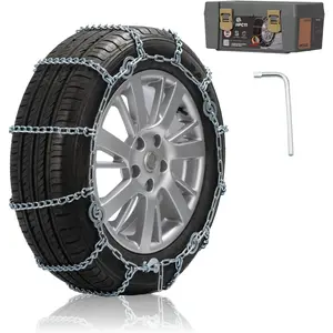 Snow Chains for Pickup , SUVs, Light , Heavy Duty Quick Fit & Easy Installation,   CAM Tightener Tire Traction Chain, Set of 2 (HPC1130)
