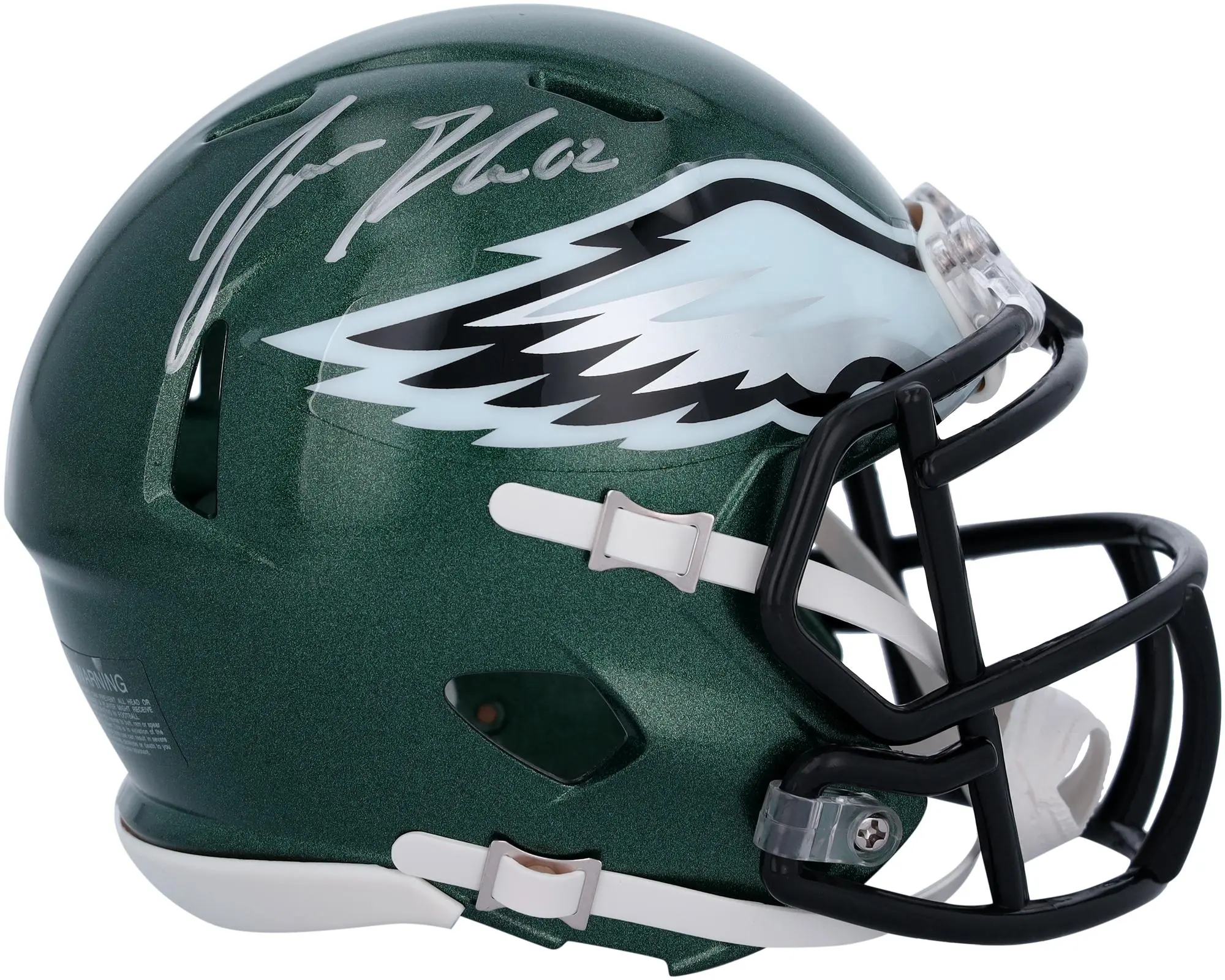 Jason Kelce Philadelphia Eagles Autographed Speed Mini Helmet - Fanatics Authentic Certified