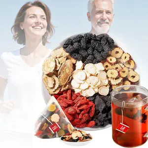 A tea drink that strengthens the body Turmeric Kidney Tea Formula - Organic Ginseng Six Treasures Tea for Men & Women, Traditional Herbal Blend for Kidney Cleanse & Natural Energy Boost