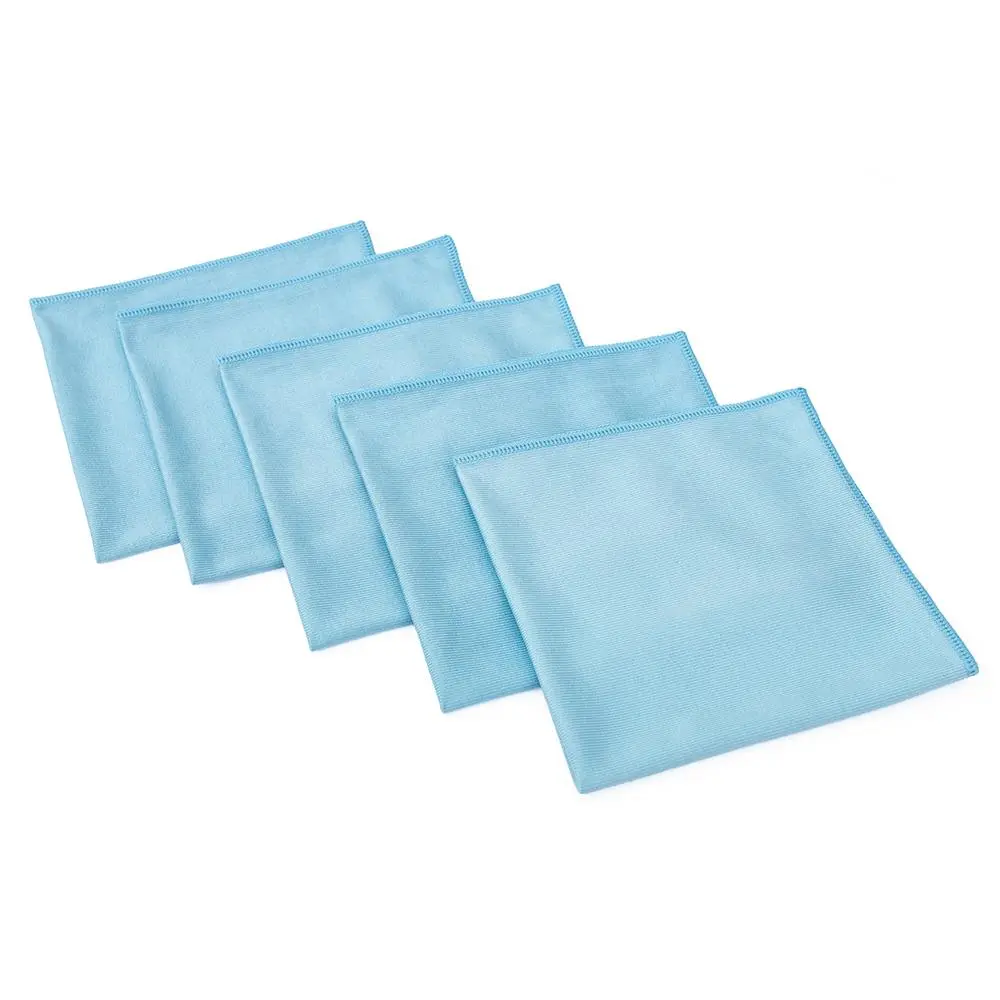 The Rag Company - Premium Window, Glass, Mirror & Chrome Detailing Towels - Professional Korean 70/30 Microfiber Blend, Lint-Free, Streak-Free, 350gsm