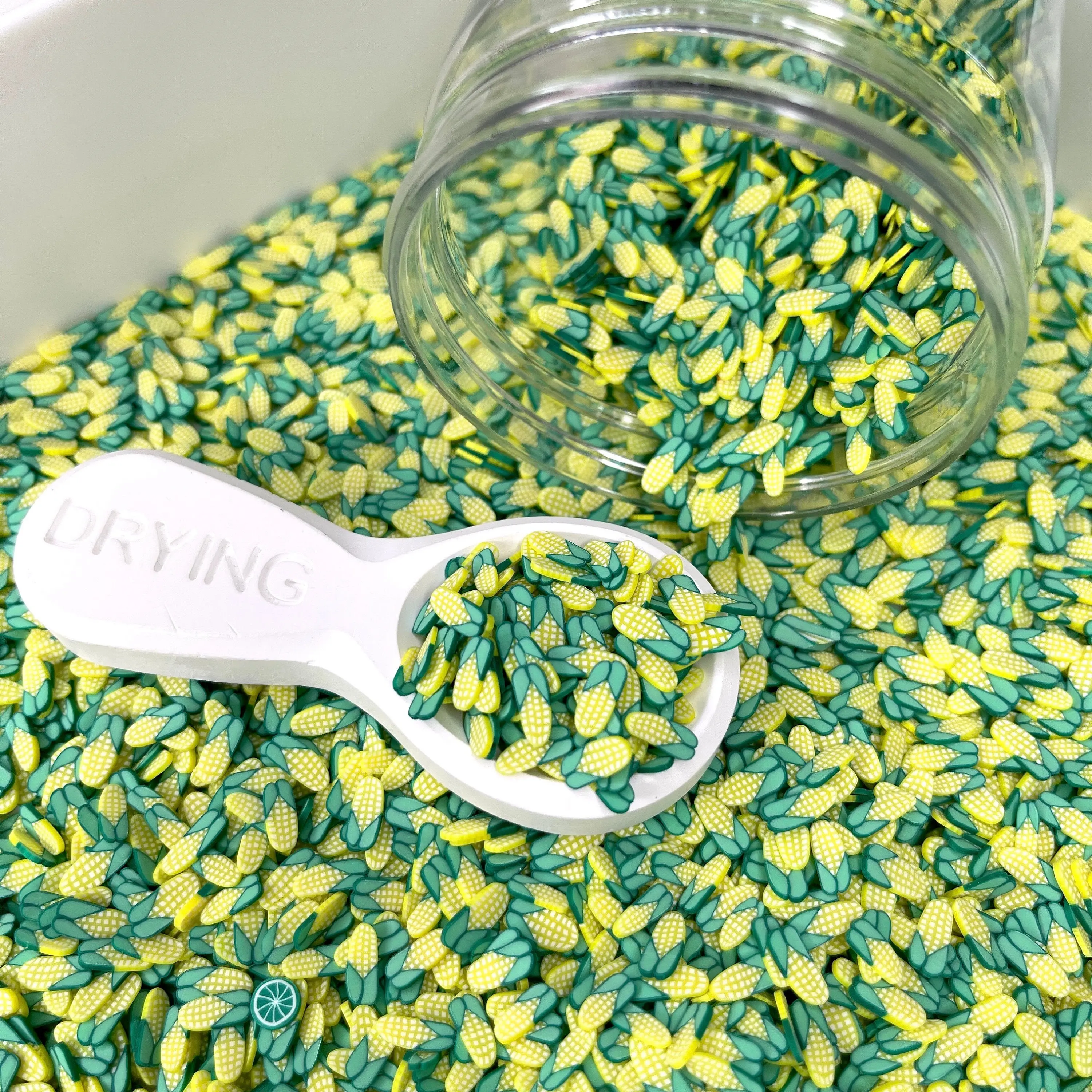 5MM Whole Corn, Food Polymer Clay Sprinkle (NOT EDIBLE)  D22-31