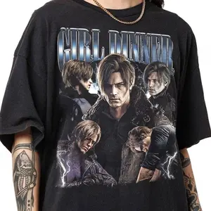 Limited Girl Dinner Leon Kennedy Shirt, Resident Evil Requiem Shirt, RE9 Requiem Shirt Fan, Unisex Shirt, Gift For Man And Woman