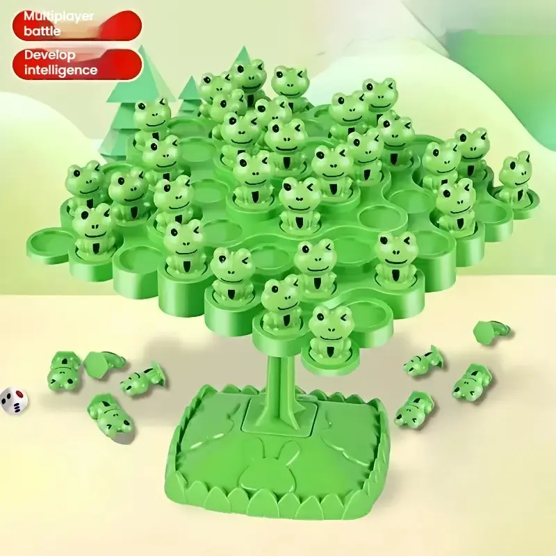 Balance Tree Board Game Puzzle, Family Board Games, Board Games for Family Night, Table Games, Fun Tabletop Game, Fun Educational Toy for Family Interaction, Focus & Coordination Training, Hand-Eye Coordination, Parent-Child Play