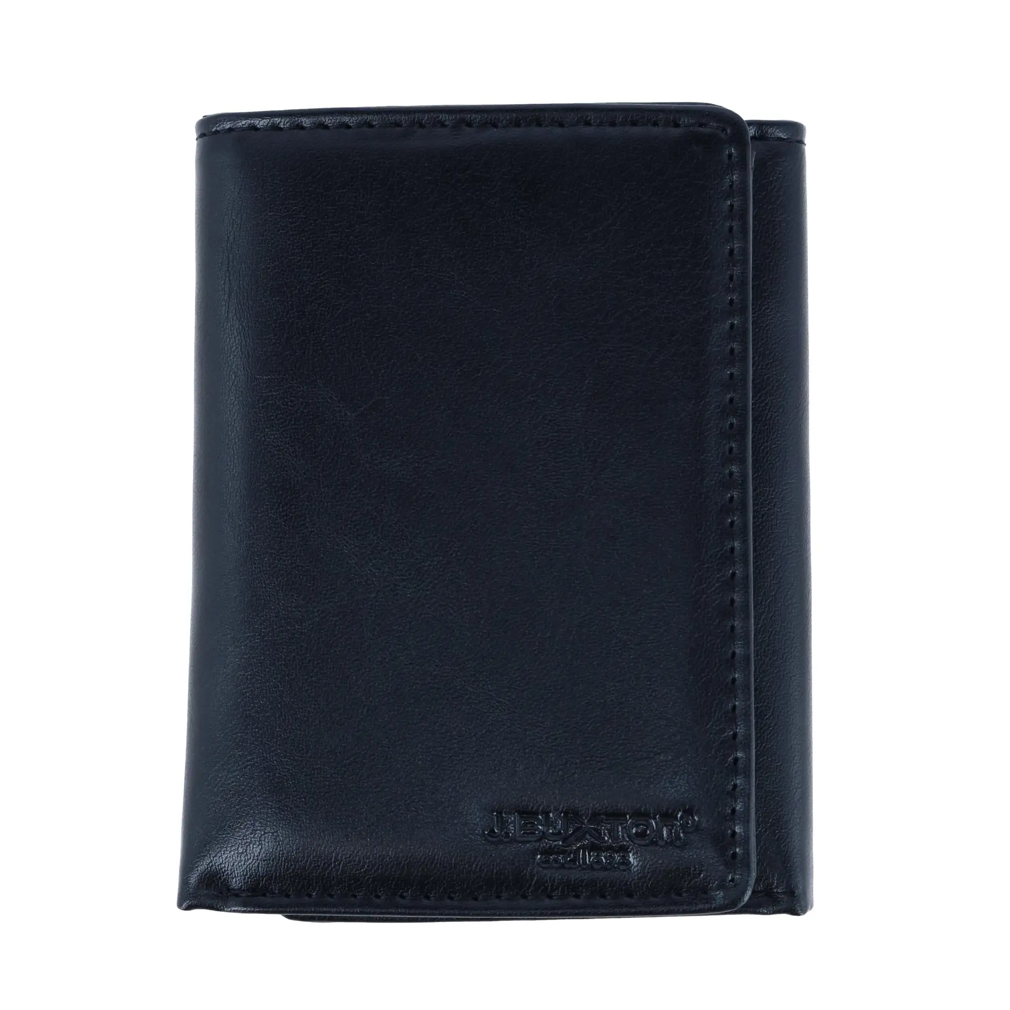 Buxton Men's Anti-Theft RFID Distressed PU Leather Trifold Wallet - Stylish, Chic, One Size (Luggage & Bags, Men's Wallets)