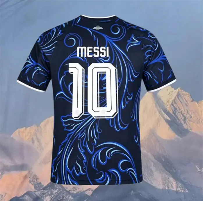 Argentina 2026 Away Soccer Jersey – Lionel Messi #10 Blue Football Shirt, Unisex Short-Sleeve Fanwear for Match Day, Training & Casual Sportswear