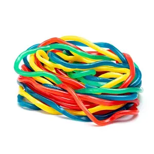 Rainbow Licorice Laces 12 oz Dutch Sweet Fruit Flavored Flexible Chewy Snack for Kids