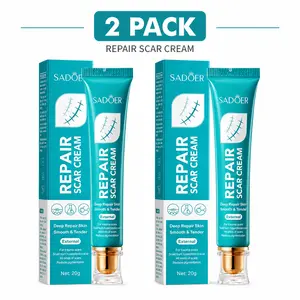 Advanced Scar Gel, Silicone Scar Gel, Treats Old and New Scars, Reduces the Appearance of Scars from, Body, Face, Stretch Marks, Surgical Scar, Keloids, Acne, Burns and More, 20g