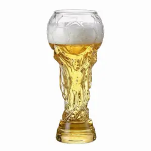 2026 Beer Cup Football Cup Hercules Cup Bar Pub Glass Hercules Trophy Wine Cup World Soccer Cup Glass Easy Use Summer Vibes Cheap Gift Drinks Party Home Use Storing Mug Drinkware Bottles Tumblers