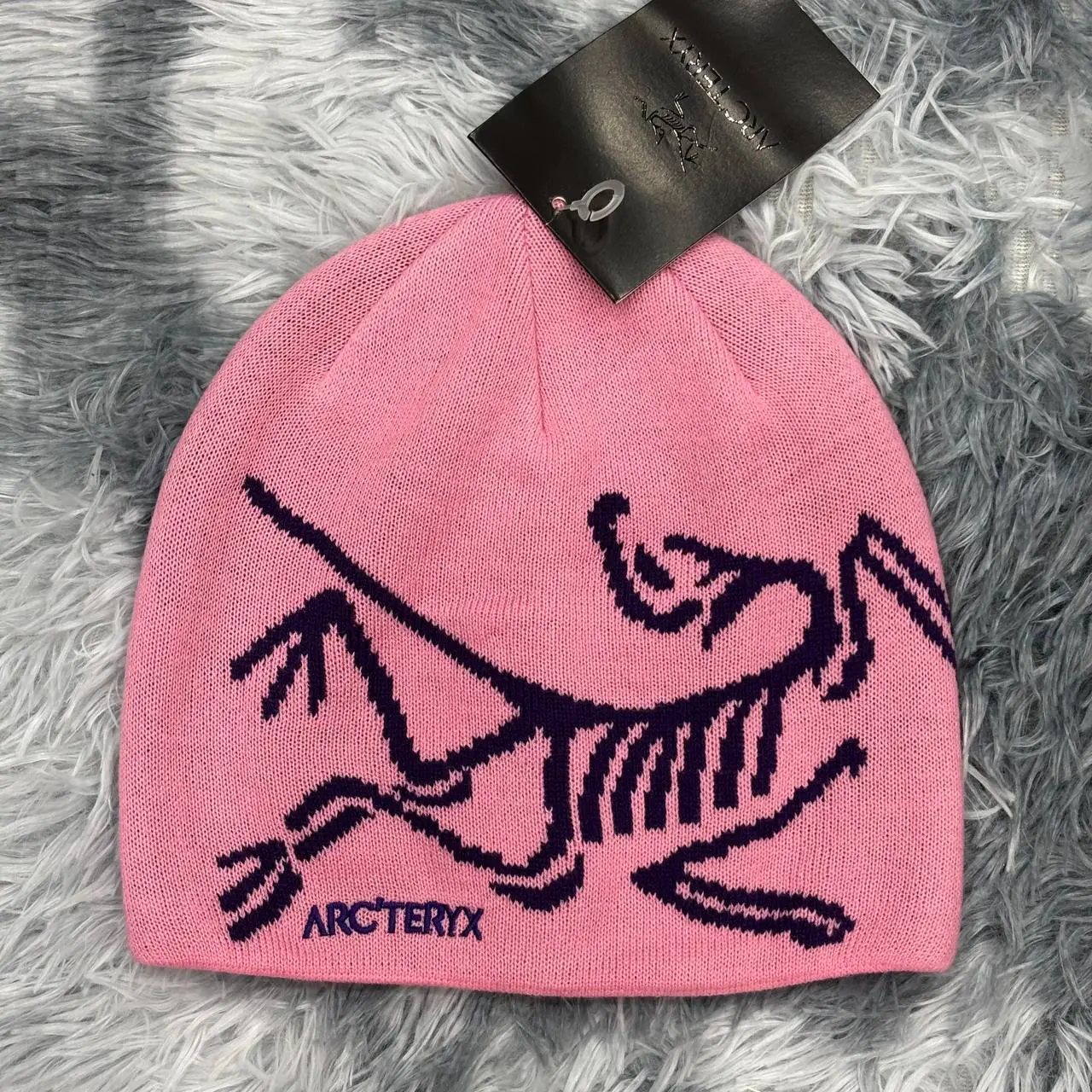 Frozen Legacy Climbing Skiing Snowboarding Outdoor Wear - Arcteryx Bird Head Toque Y2K Classic Unisex Winter Beanie Multi-Color Variant Grid | Breathable Wool Blend Thermal Knit Cap