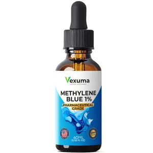 Vexuma Methylene Blue Liquid – Made in USA – 2 fl oz Dropper Bottle – Alcohol-Free Formula