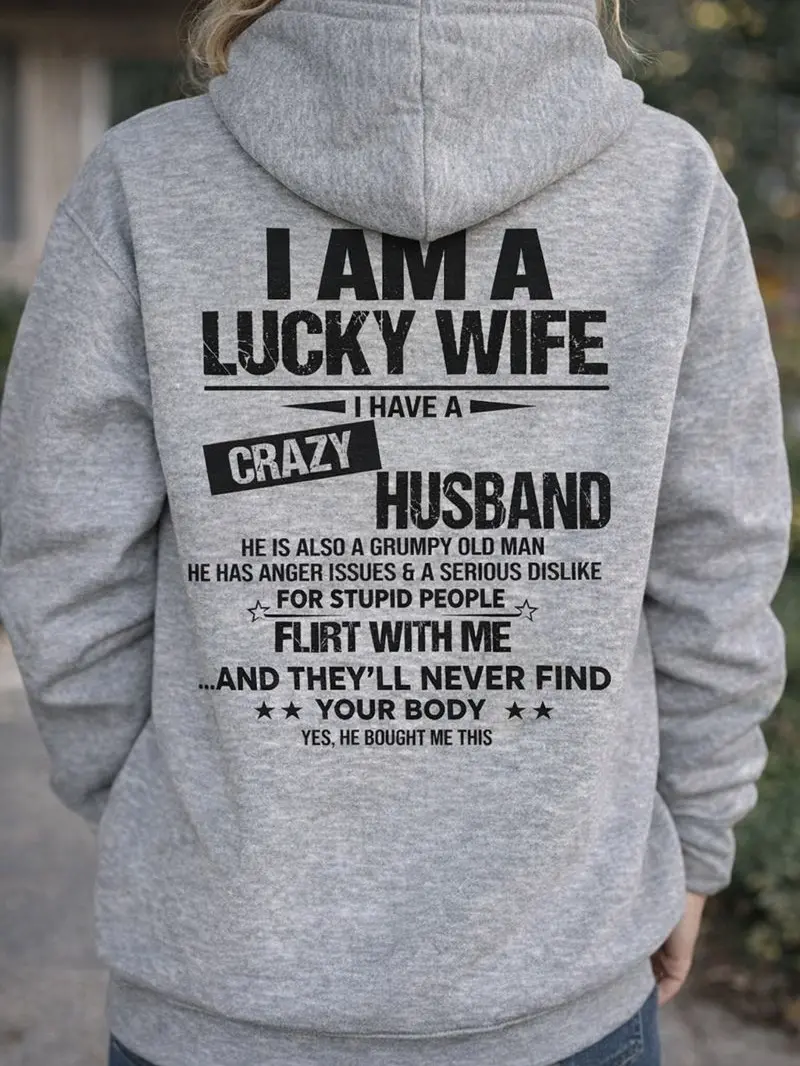 I am lucky Wife Valentine gift T-Shirt, Sweatshirt, Hoodie