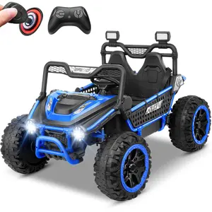 Hikole 24V 2-Seater XXL Ride-On UTV for Big Kids – Remote Control, Metal Frame, Suspension & All-Terrain Wheels | Perfect Gift Ages 4-8