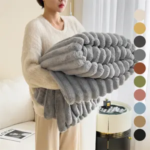 Cozy Throw Blanket for Couch or Bed Ultra Soft Fleece, Multiple Colors & Sizes All-Season Lightweight Blanket for Living Room, Bedroom, Travel, Gifts, Flannel Fleece Blanket