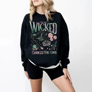 Wicked Change For Good Shirt, Defy Gravity Broomstick Magic Wand, Wizard Movie Fan Shirt, Wicked Musical Fan Gift