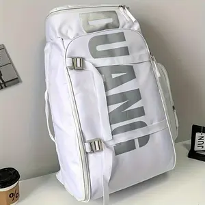 Gift Large Capacity Foldable Backpack Black Green Travel Bag For Men Women - Adjustable Strap, Laptop Compartment, Trolley Sleeve, Water-Resistant Nylon Material, Street Style for School Outdoor Travel, Vacation, and Going Out - Hand Wash Only