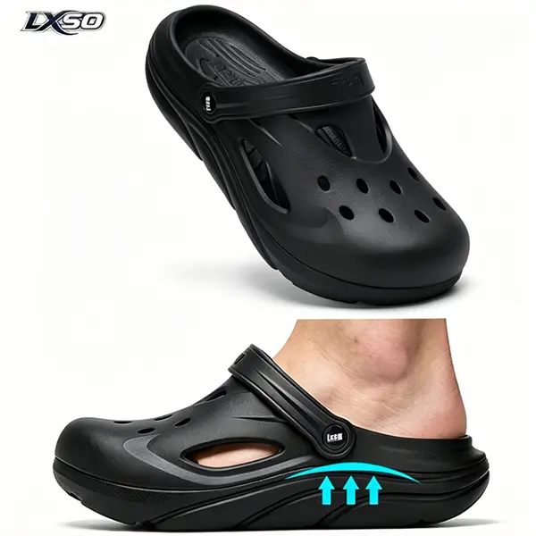 Lxso Unisex Recovery Clogs Thick Sole Arch Support Non Slip Outdoor Beach Clog Post Workout Sandals, Footwear, Breathable Non Slip, Chic, Athletic, Slip On, Eva Upper