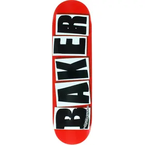 Baker Skateboard Deck Brand Logo Red/Black 8.75" x 32.625"