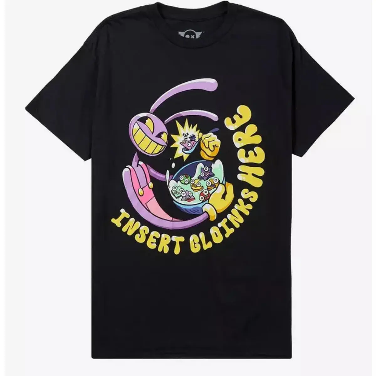 Men's The Digital Circus Jax Gloinks Graphic Short-Sleeve Breathable Cotton T-Shirt - Fashion Casual All-Seasons Streetwear Top, 2XL-3XL Menswear, Shortsleeve, Print, Sweat, Tshirt, Fabric