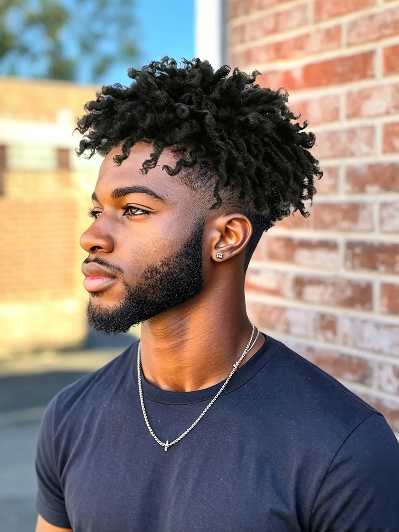 3 Inch Afro Curly Hairpiece for Men, Fluffy Tight Curls, Easy Installation, Realistic Synthetic Hair, Perfect for Daily Use, Premium Synthetic Wigs, Synthetic Fiber Wig, Kinky Synthetic Hair, High Quality Wigs
