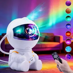 Astronaut Star Projector, Star Projector Galaxy Light for Kids，8 Modes Remote and 270° Adjustable Led Lights for Bedroom, Girls Room Decoration, Home Theater, Ceiling, Timer( White)