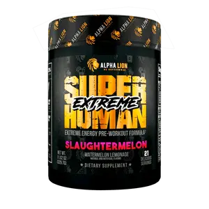 Alpha Lion Super Human Extreme Pre Workout Powder High-Intensity Amplified Stimulant for Enhanced Performance & Dietary Fitness Support - Edible