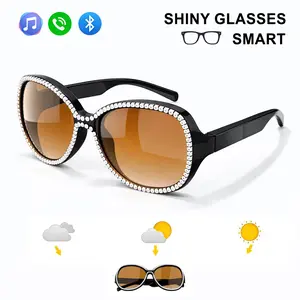 2026 new smart sun audio glasses, Bluetooth 5.4, sparkling smart glasses, can answer calls, listen to music, UV protection, waterproof and sweatproof, suitable for sports, leisure and outdoor, can be used as a gift