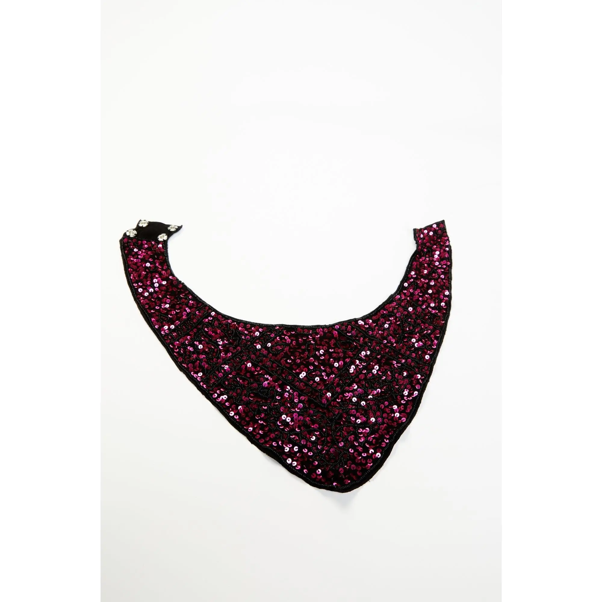 Monroe Fuchsia Sequin Bandana Necklace