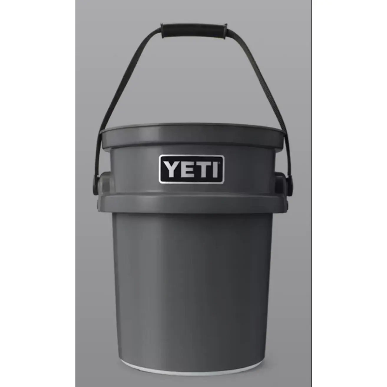 YETI Loadout 5-gal Impact-Resistant Charcoal Plastic Bucket, Home Supplies Utility Bucket for Fishing & Outdoor Use, 5Gal