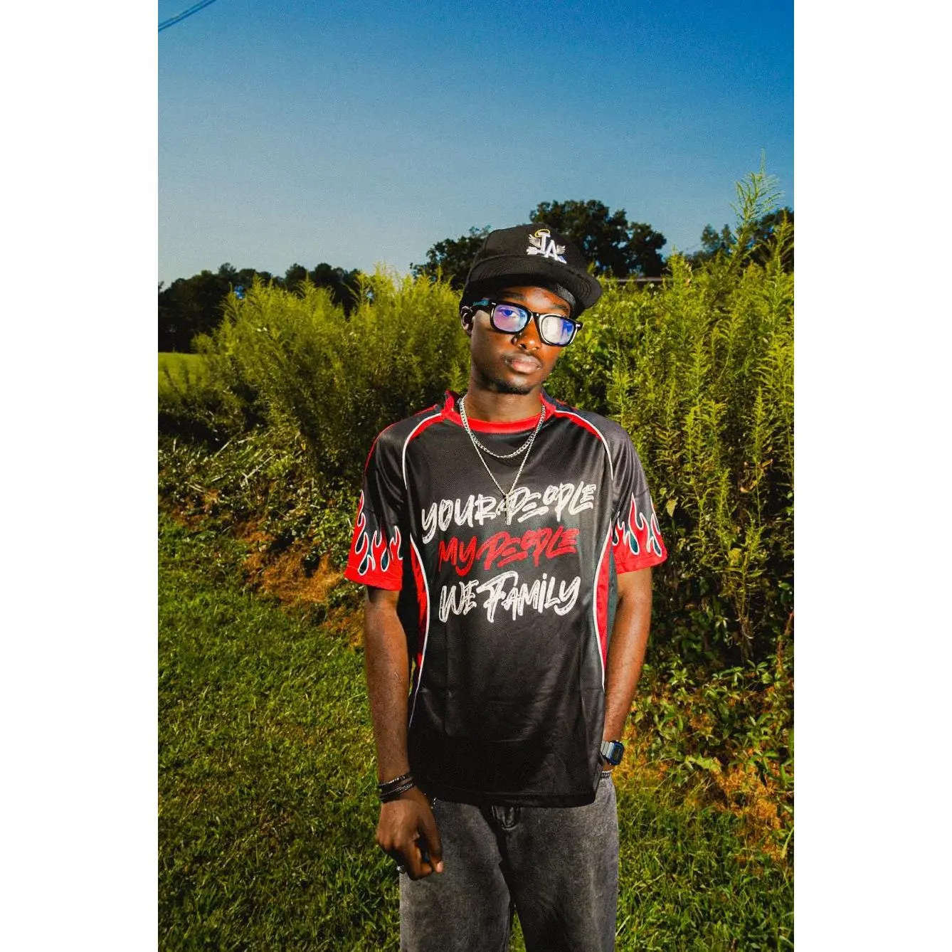 Red/Black Jersey Shirt