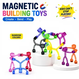 15/30pcs Colorful Magnetic Figures, Random Colors, Refrigerator Magnets, Bulletin Board Magnets, Stress Relief Travel Toys, Home Office School Use
