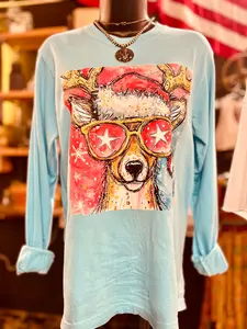 Hip Rudolph Long Sleeve Tee
