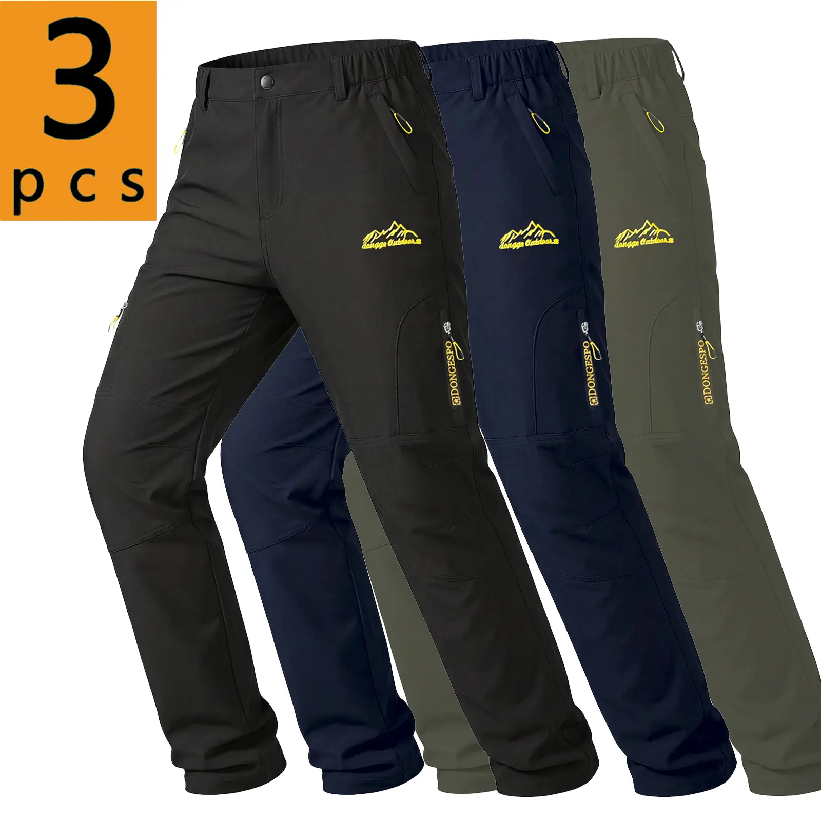 Men’s outdoor long pants for spring, summer, and autumn; multi-pocket cargo work pants; casual outdoor work pants; breathable fabric suitable for everyday wear, fitness, outdoor activities, and hiking; men’s pants; ideal as a holiday gift.