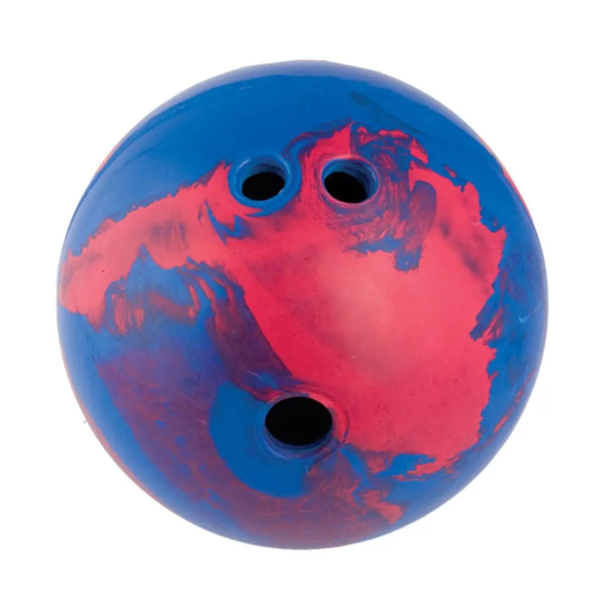 212 MAIN Lightweight 5 lbs Rubber Bowling Ball, Blue & Red, for Sports & Fitness Activities