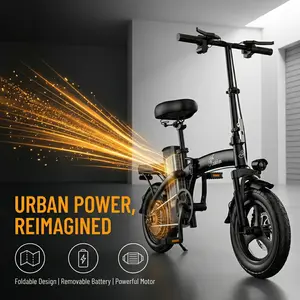 G11 Folding Ebike for Adults, Lightweight Step-Through Design, 28 Mi Range, 20MPH, 48V 15AH Battery, 650W Peak Motor, Compact 12in City Commuter Mini Ebike, Lightweight Folding Ebike