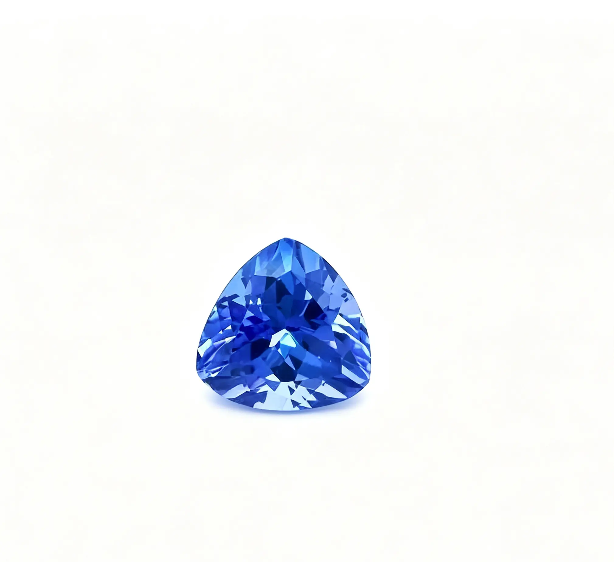 Natural Trilliant Cut Tanzanite With Certificate