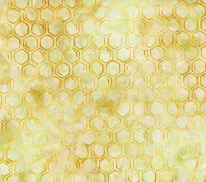 Fabric Northcott Sunshine Honeycomb Buzzy Bee Banyan Batiks by the Quarter Yard 83641-50