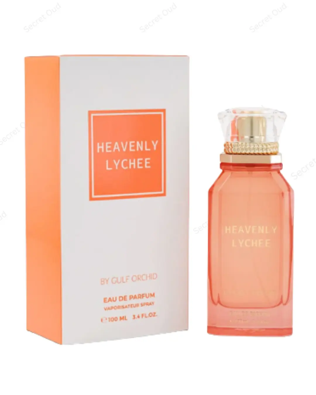 Gulf Orchid Heavenly Lychee Eau De Parfum, Refreshing Citrus Unisex Fragrance, Single Item - 100ml/3.4oz