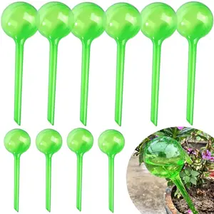 10 self watering water balls, easy to care for plants, a drip irrigation system that can be used both indoors and outdoors, suitable for flowers and vegetables, Self Watering Globes