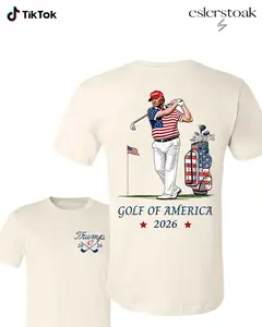 Trump Golf Of America 2026 Shirt For Men - For Women, Make Golf Great Again Sweatshirt, Golf Lover Gift Hoodie, Casual Cotton Top