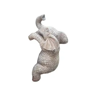 Cute Elephant Climbing Plant Pot Pendant, 1-Count Elephant-Design Hanging Planter, Garden Decor for Home, Outdoor Balcony, Garden Accessories