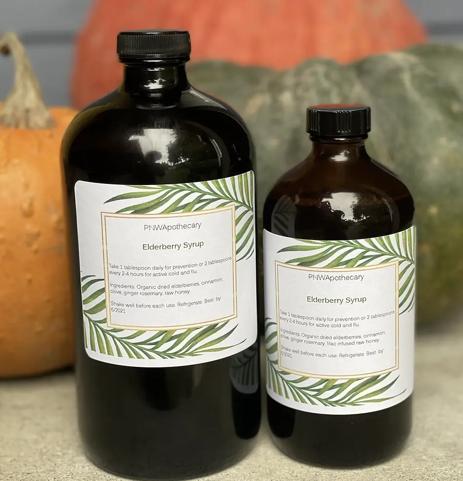 Organic Elderberry Syrup - 16 oz Organic Elderberry Syrup - 16 oz