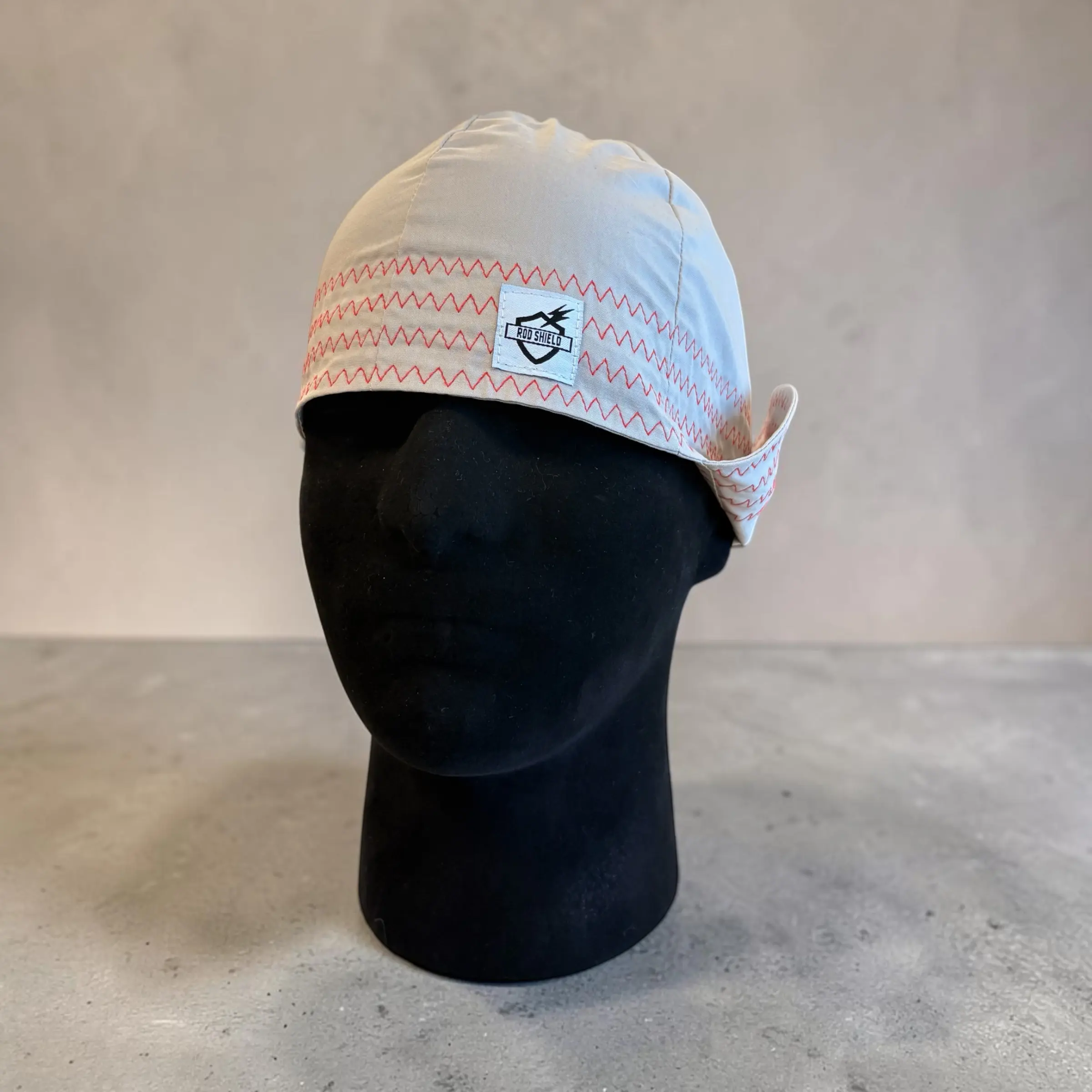 Rod Shiel Cream Six Panel Welding Cap